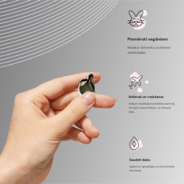 ELLIPS Shiny Black vitamīni tumšiem matiem, kapsulas 1mlxN8