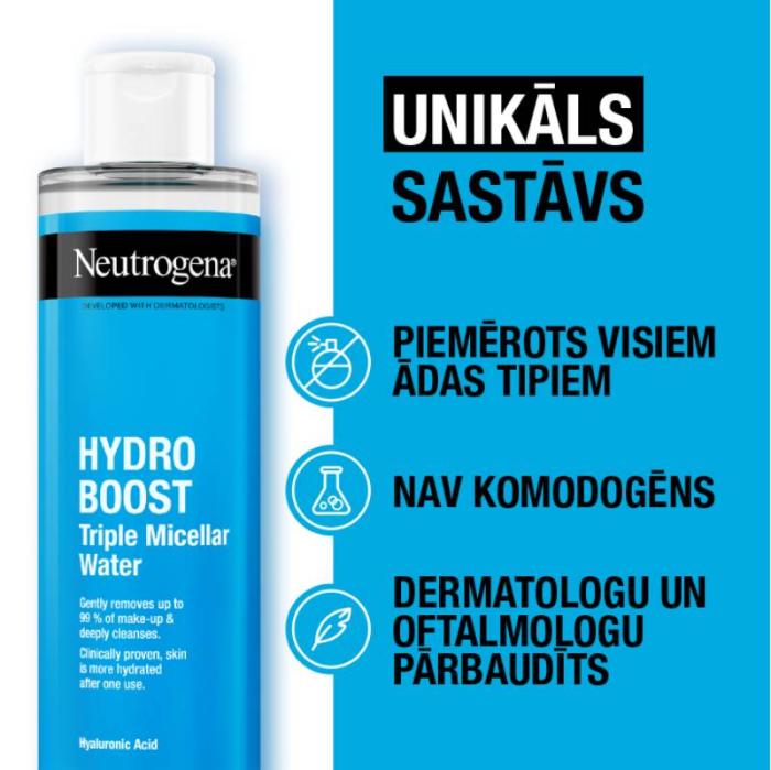 NEUTROGENA Hydro Boost trīskaršs micelārais ūdens 400ml