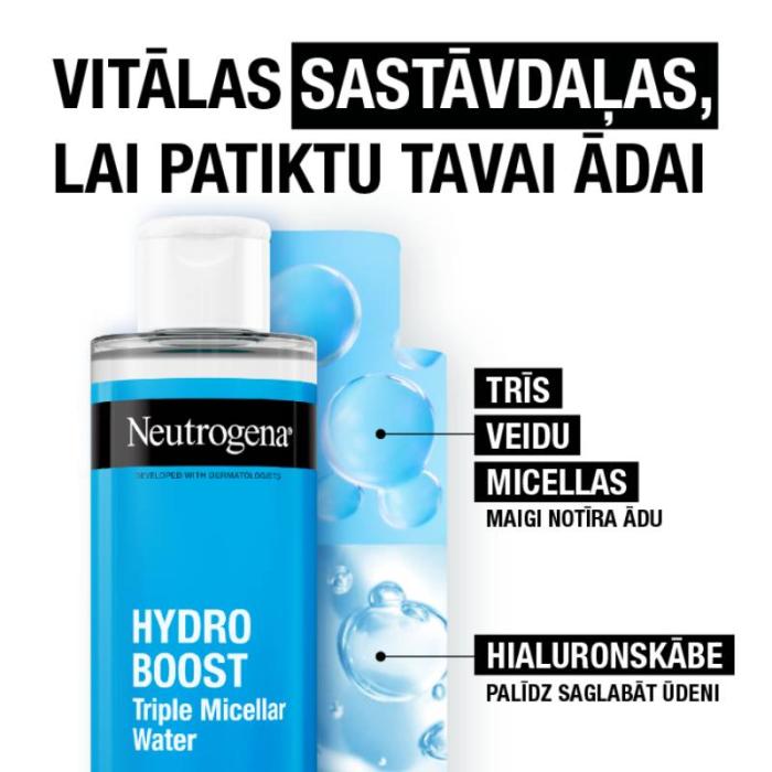 NEUTROGENA Hydro Boost trīskaršs micelārais ūdens 400ml