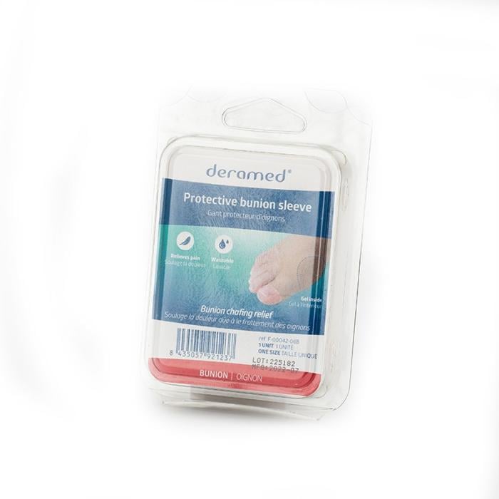 DERAMED Tekstila-gela lielā pirksta kaula aizsargs N1