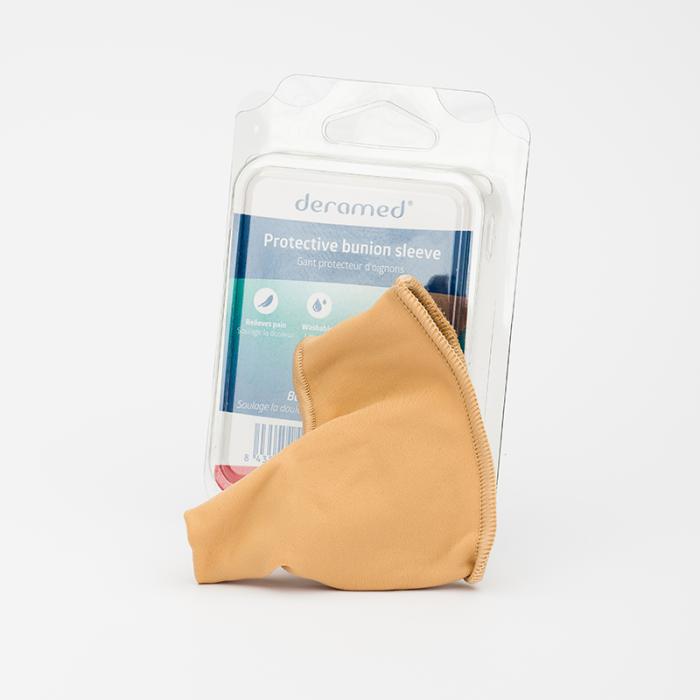 DERAMED Tekstila-gela lielā pirksta kaula aizsargs N1