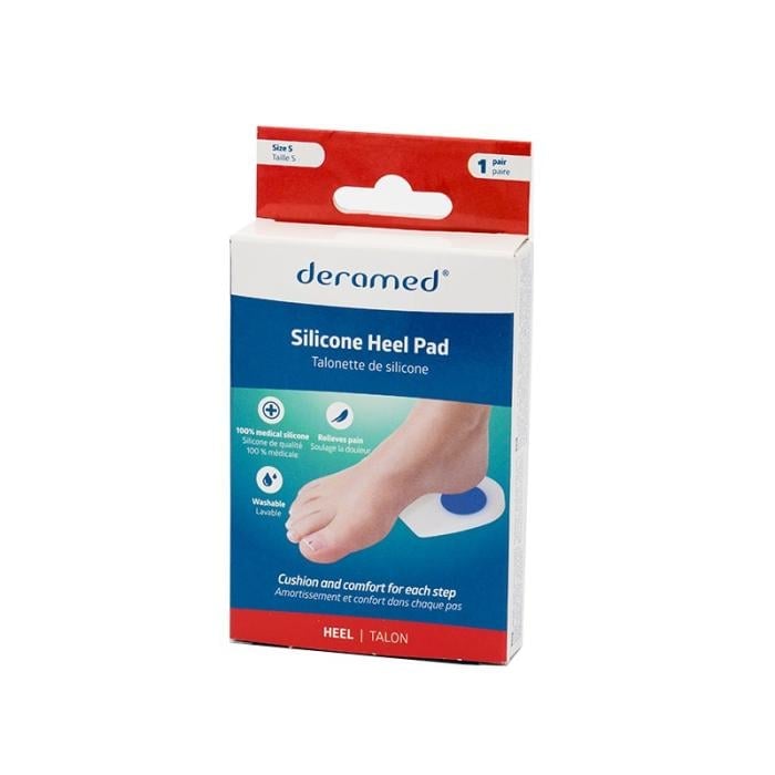 DERAMED Silikona gela papēža aizsargs, S izmērs (35-37 izm.) N2