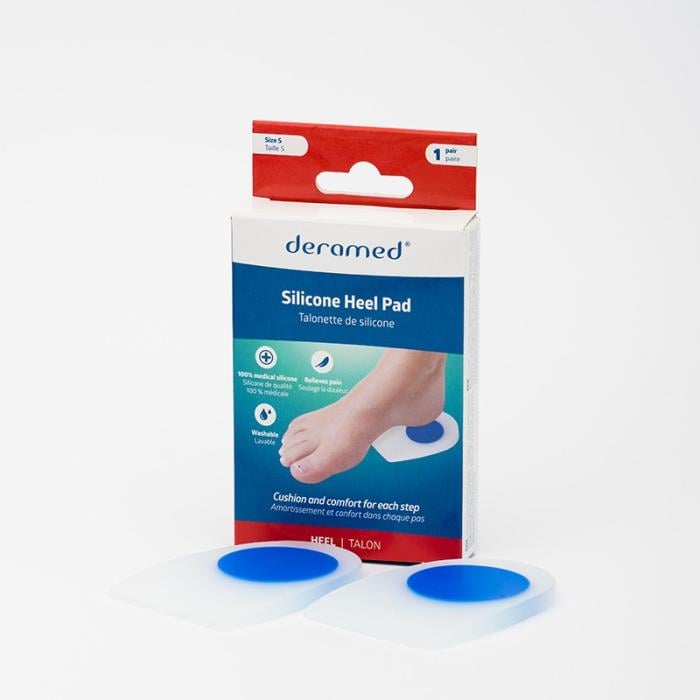 DERAMED Silikona gela papēža aizsargs, S izmērs (35-37 izm.) N2