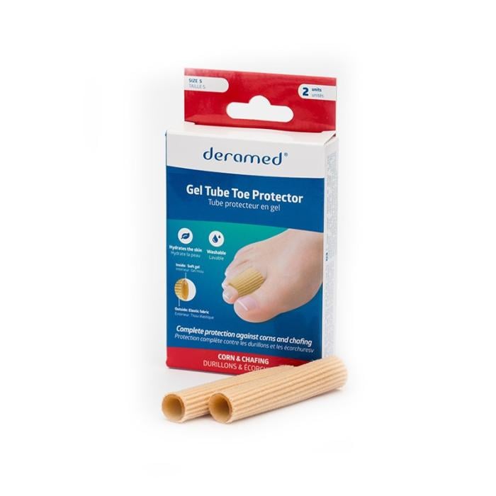 DERAMED Rievota, brūna tekstila tūba ar gelu 15cm, L izmērs N2