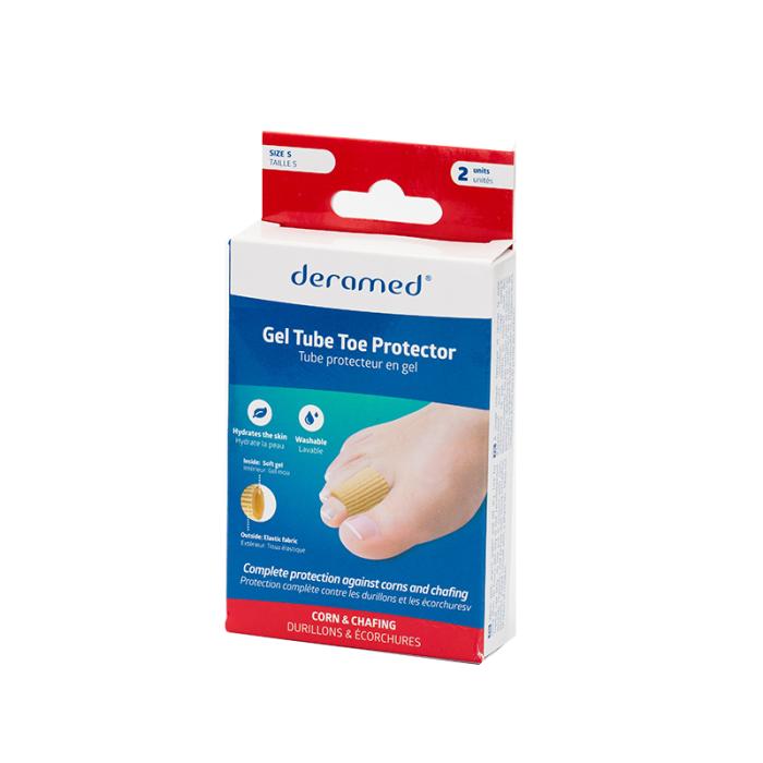 DERAMED Rievota, brūna tekstila tūba ar gelu 15cm, L izmērs N2