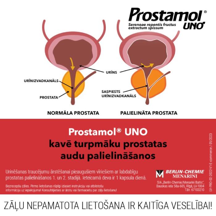PROSTAMOL Uno 320mg mīkstās kapsulas N90