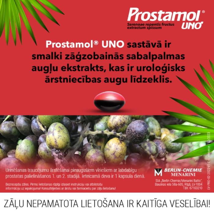 PROSTAMOL Uno 320mg mīkstās kapsulas N90