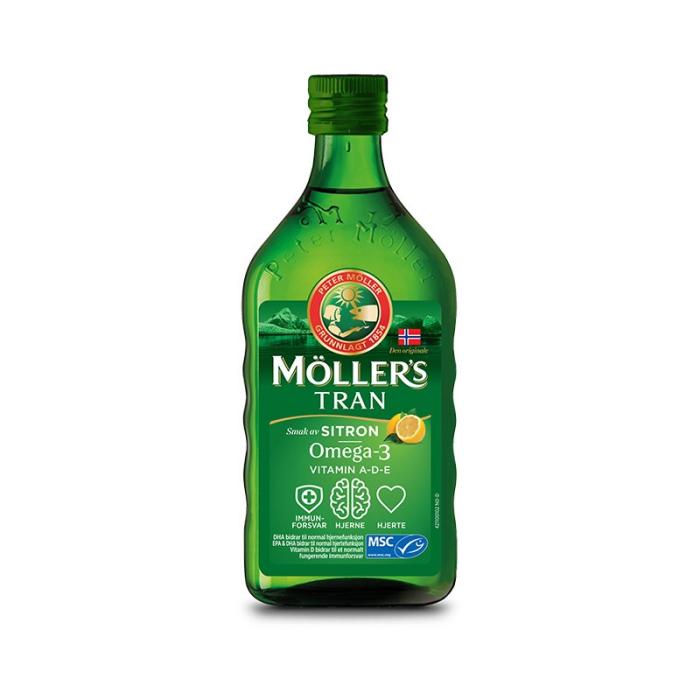 MOLLERS Omega-3 Citronu zivju eļļa 500ml