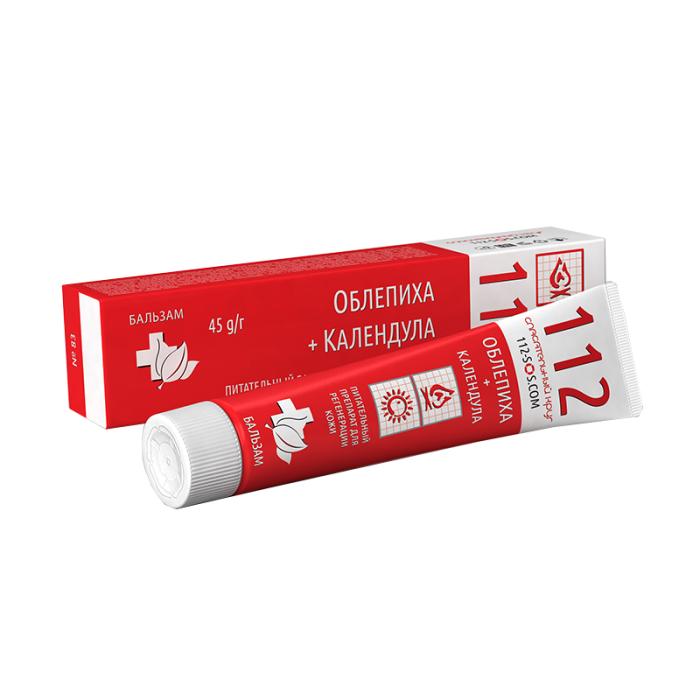 112 Oblepiha+kalendula balzams 45g