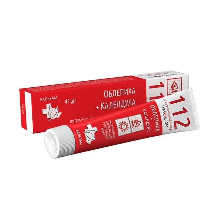 112 Oblepiha+kalendula balzams 45g