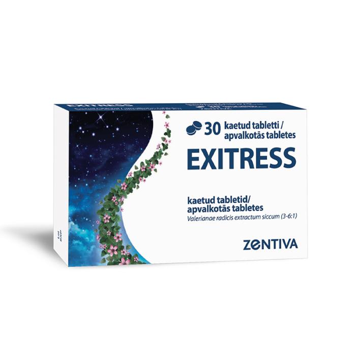 Exitress 445mg apvalkotās tabletes N30