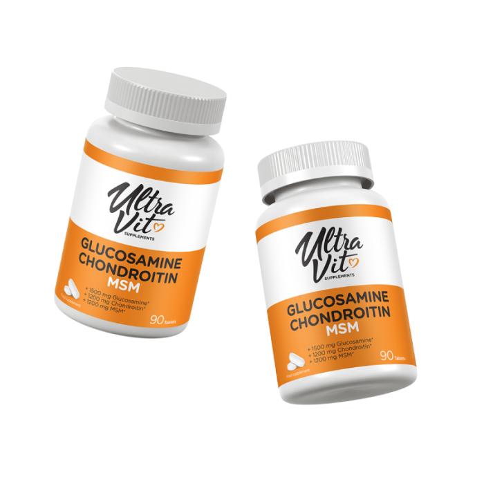 ULTRAVIT Glucosamine Chondroitin MSM tabletes N90