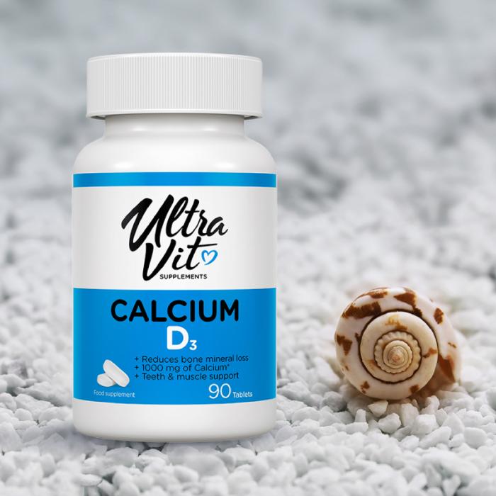 ULTRAVIT Calcium&Vitamin D3 tabletes N90