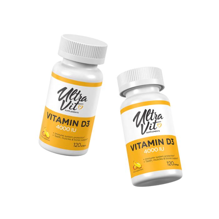 ULTRAVIT Vitamin D3 4000SV mīkstās kapsulas N120