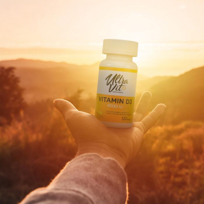ULTRAVIT Vitamin D3 4000SV mīkstās kapsulas N120