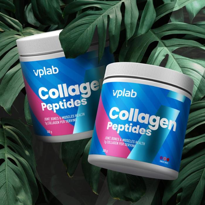 VPLAB Collagen Peptides Forest Fruits pulveris ar meža ogu garšu 300g