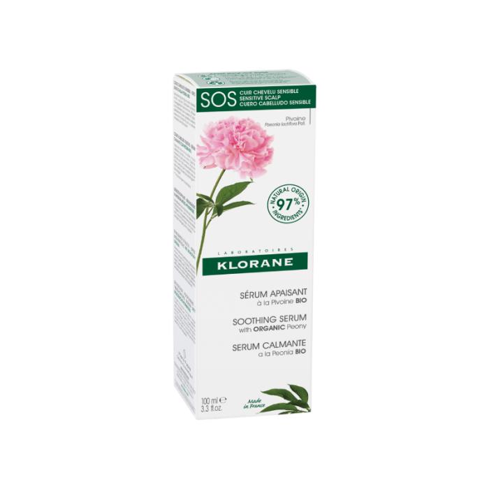 KLORANE SOS serums ar peonijām jūtīgai galvas ādai 100ml