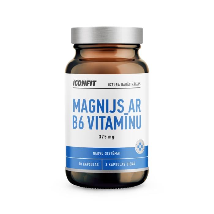 ICONFIT Magnijs B6 375mg kapsulas N90