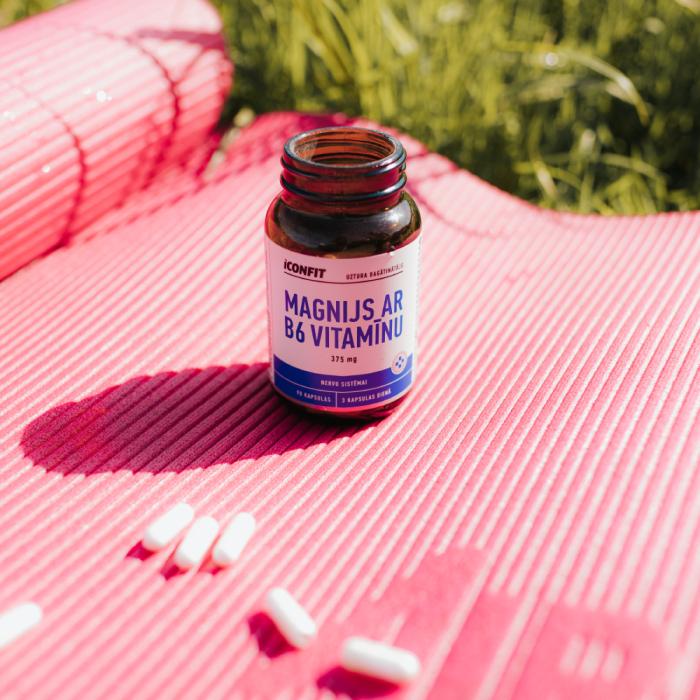 ICONFIT Magnijs B6 375mg kapsulas N90