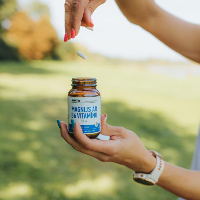 ICONFIT Magnijs B6 375mg kapsulas N90