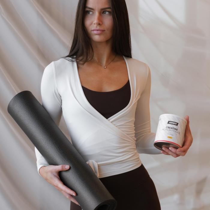 ICONFIT Mikronizēts Kreatīna Monohidrāts ar apelsīnu garšu, pulveris 300g