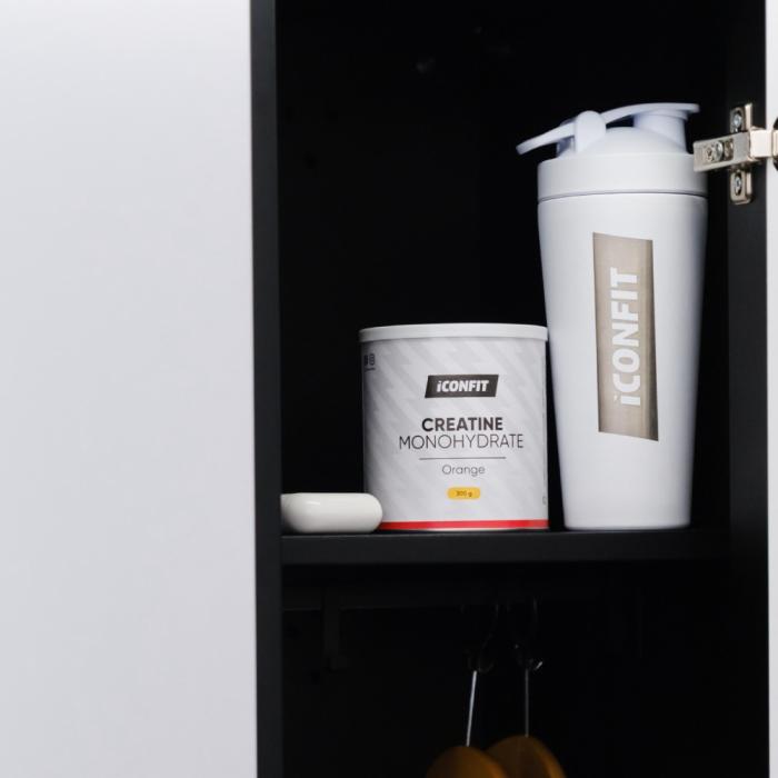 ICONFIT Mikronizēts Kreatīna Monohidrāts ar apelsīnu garšu, pulveris 300g