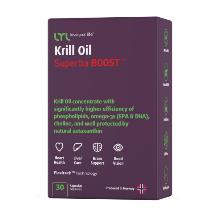 LYL Krill Oil Superba BOOST, kapsulas, N30