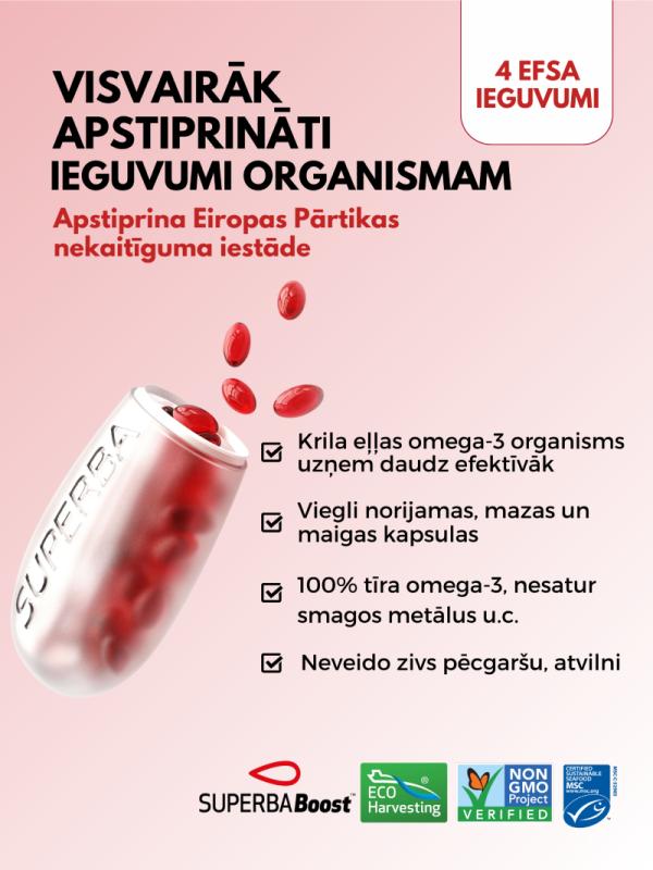 LYL Krill Oil Superba BOOST, kapsulas, N30