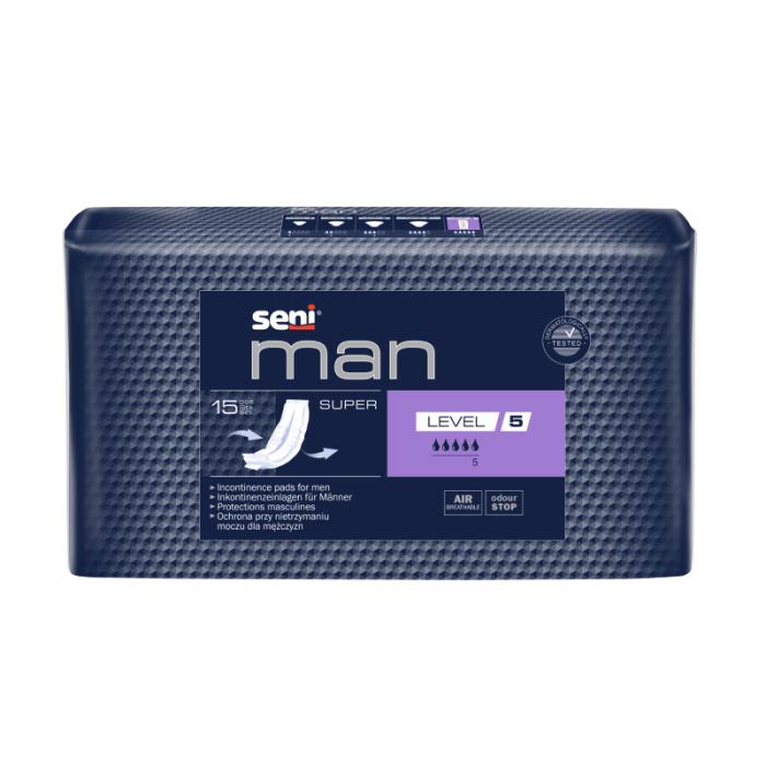 SENI Man Super uroloģiskie ieliktņi, vīriešiem N15