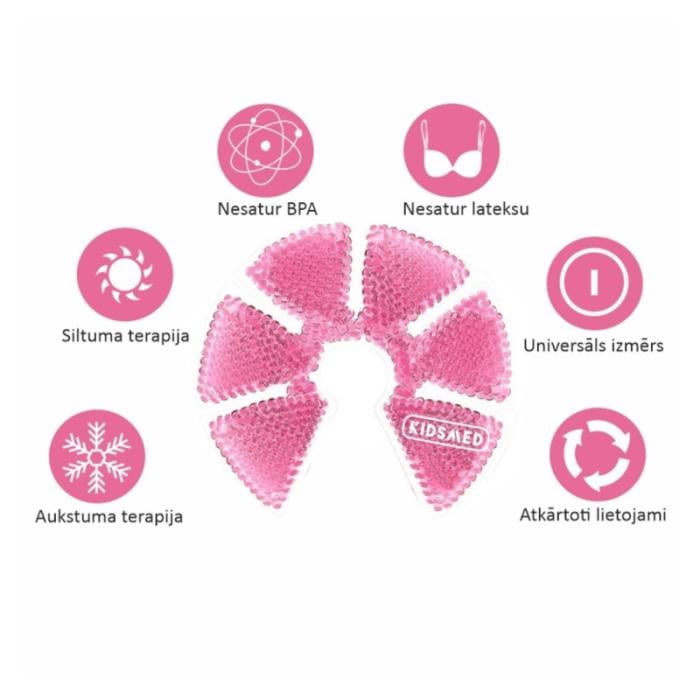 KIDSMED 2in1 krūšu kompreses (gēla spilventiņi) N2