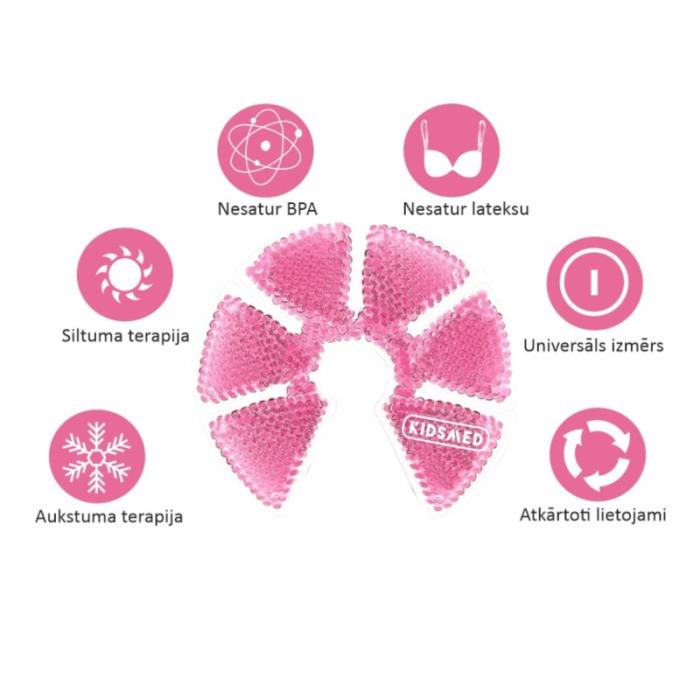KIDSMED 2in1 krūšu kompreses (gēla spilventiņi) N2