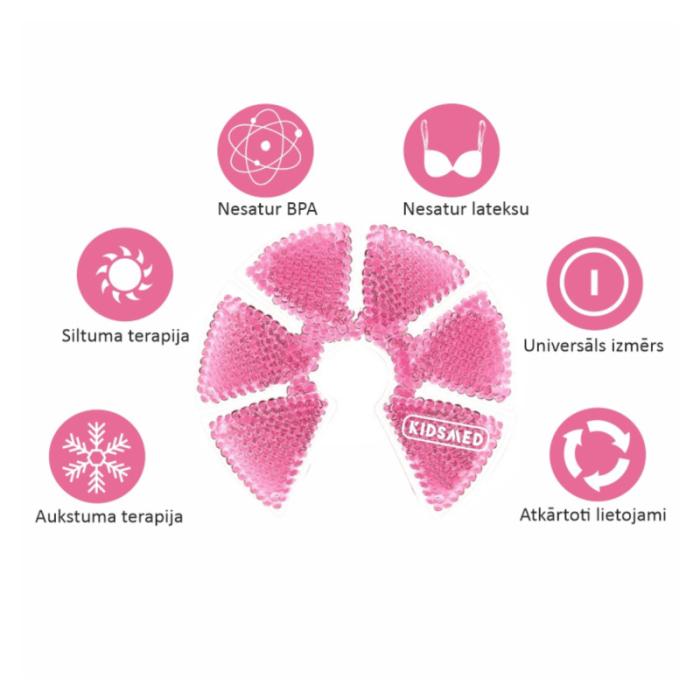 KIDSMED 2in1 krūšu kompreses (gēla spilventiņi) N2