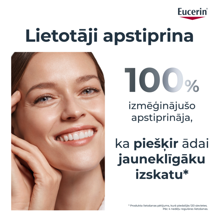 EUCERIN Hyaluron-Filler +3x Effect ādu nostiprinoša nakts krēma, atkārtoti uzpildāms iepakojums (Refill) 50 ml