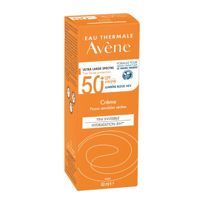 AVENE Sun SPF50+ aizsargkrēms sejas ādai 50ml