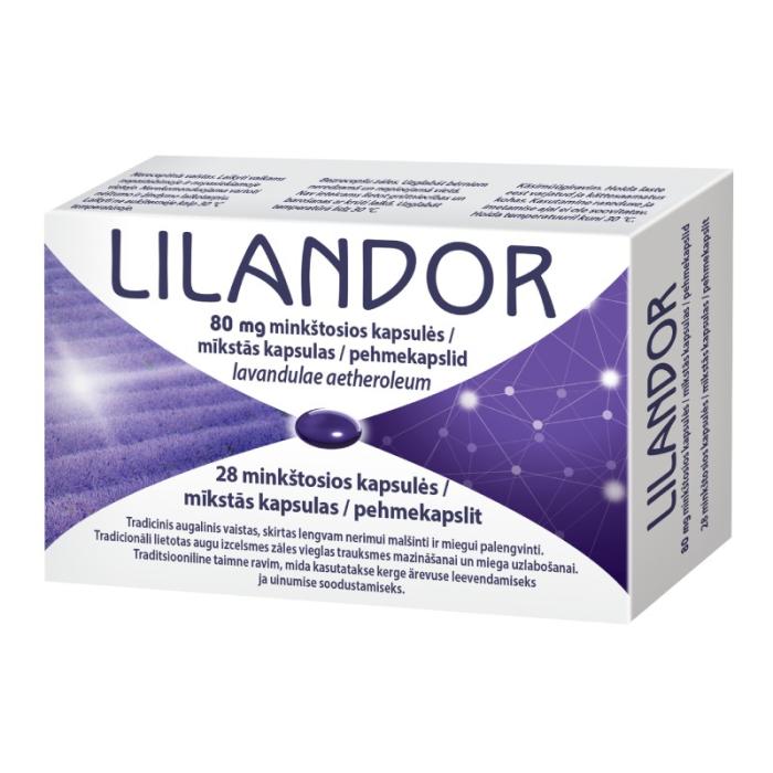LILANDOR 80mg mīkstās kapsulas N28