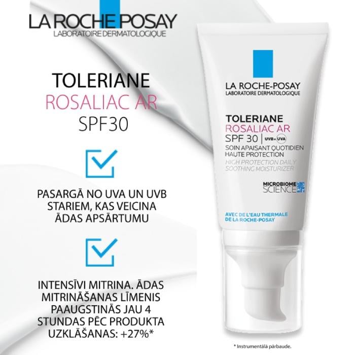 LA ROCHE-POSAY Toleriane Rosaliac SPF30 dienas krēms 50ml