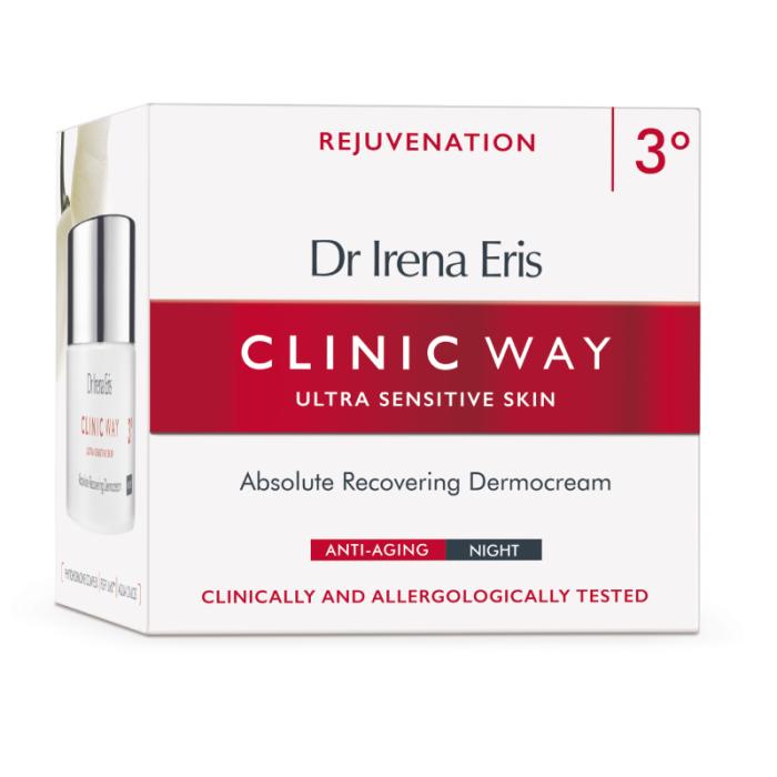 CLINIC WAY 3° Rejuvenation pretgrumbu nakts krēms 50ml