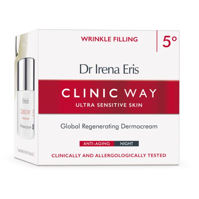 CLINIC WAY 5° Wrinkle Filling pretgrumbu nakts krēms 50ml