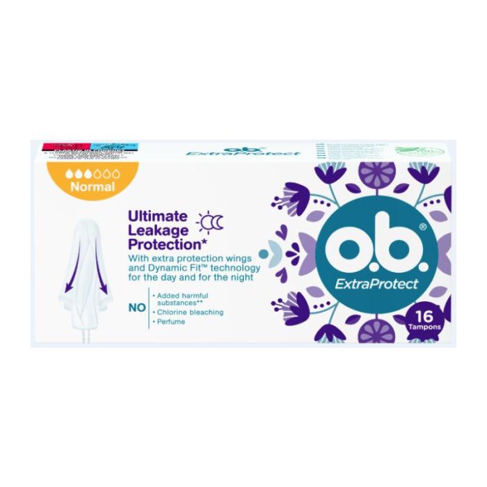 O.B. ExtraProtect Normal higiēniskie tamponi N16