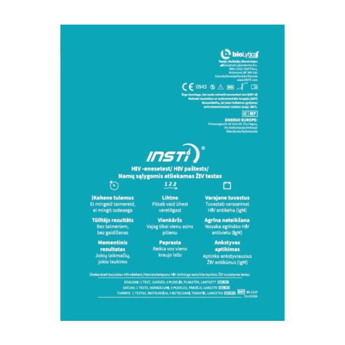 INSTI HIV paštests N1