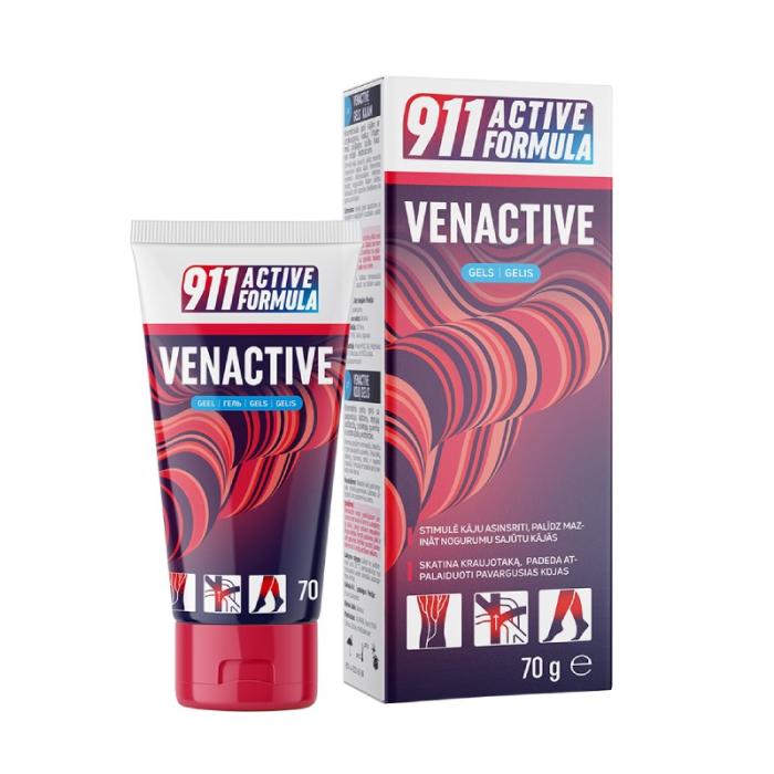 911 ACTIVE FORMULA Venactive gels 70g
