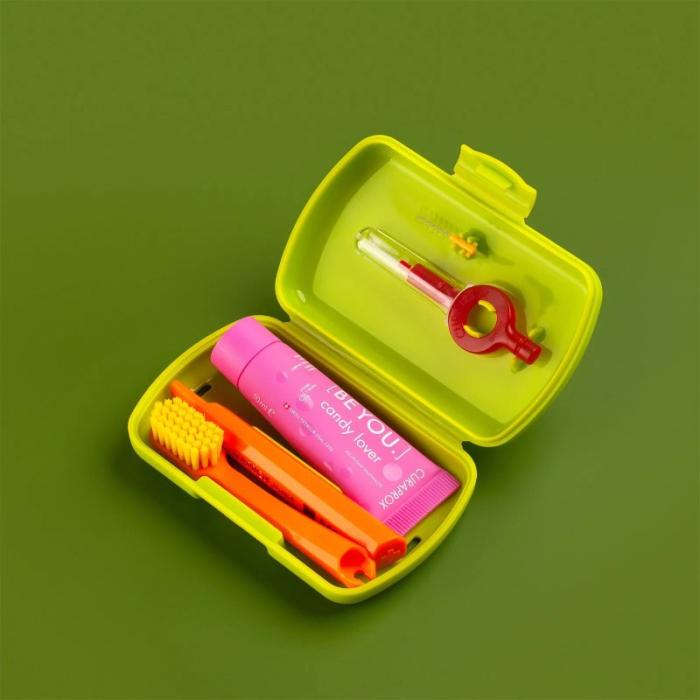 CURAPROX ceļojuma komplekts, zaļš