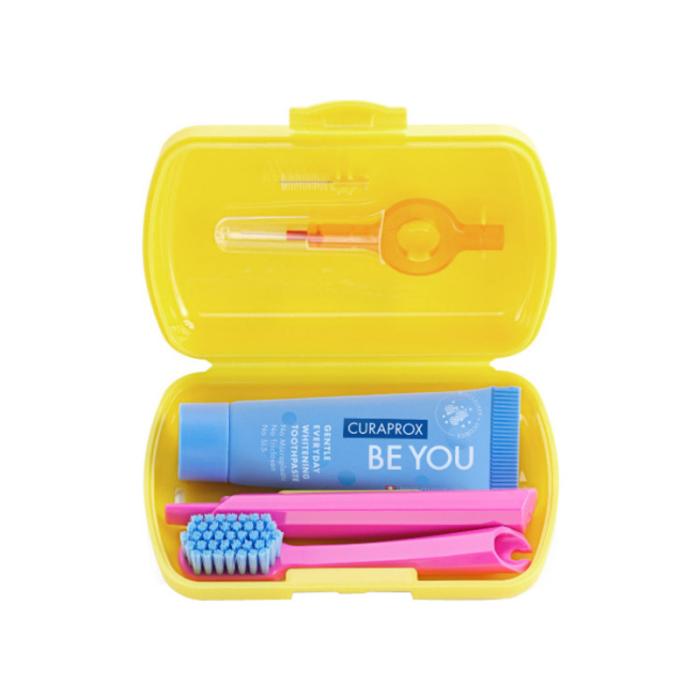 CURAPROX ceļojuma komplekts, dzeltens