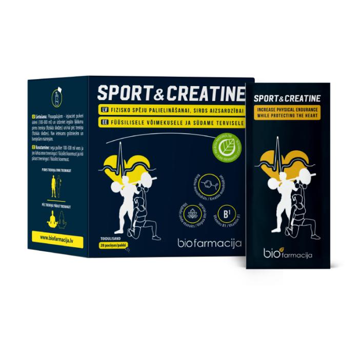 BIOFARMACIJA SPORT & CREATINE pulveris N28