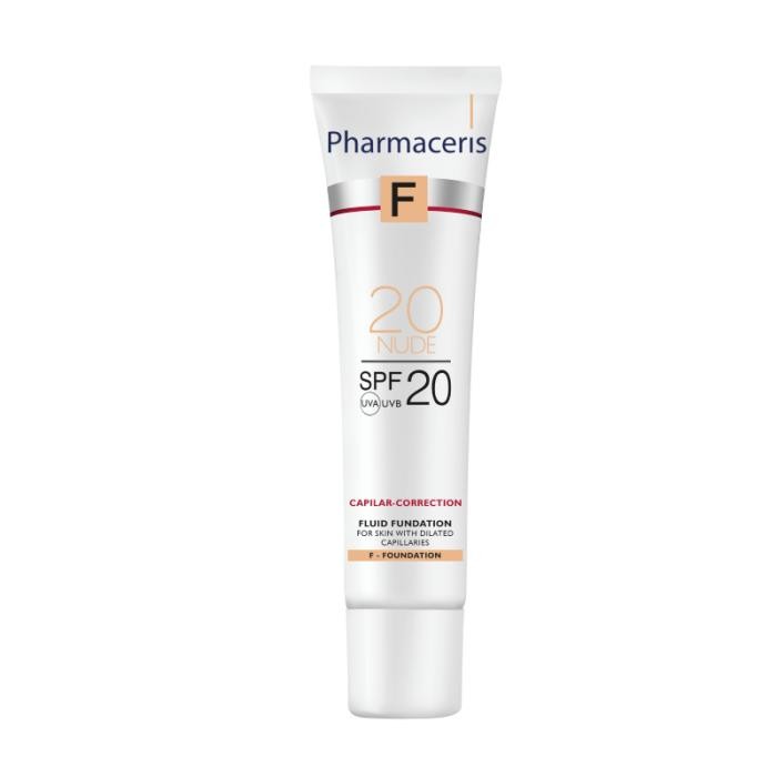 PHARMACERIS F Capilar-Correction SPF20 tonālais krēms 20 Nude 30 ml