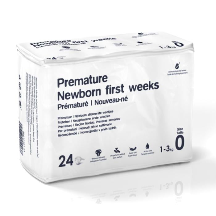 FREELIFE Premature autiņbiksītes priekšlaicīgi dzimušiem mazuļiem 0 (1-3 kg) N24