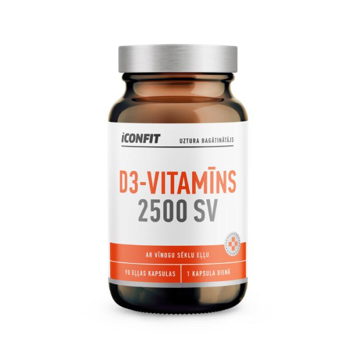 ICONFIT D3 Vitamīns 2500 SV eļļas kapsulas N90