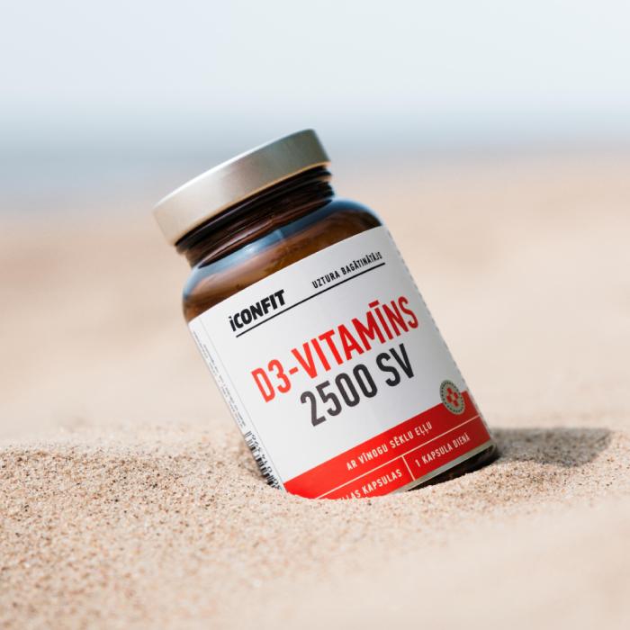 ICONFIT D3 Vitamīns 2500 SV eļļas kapsulas N90