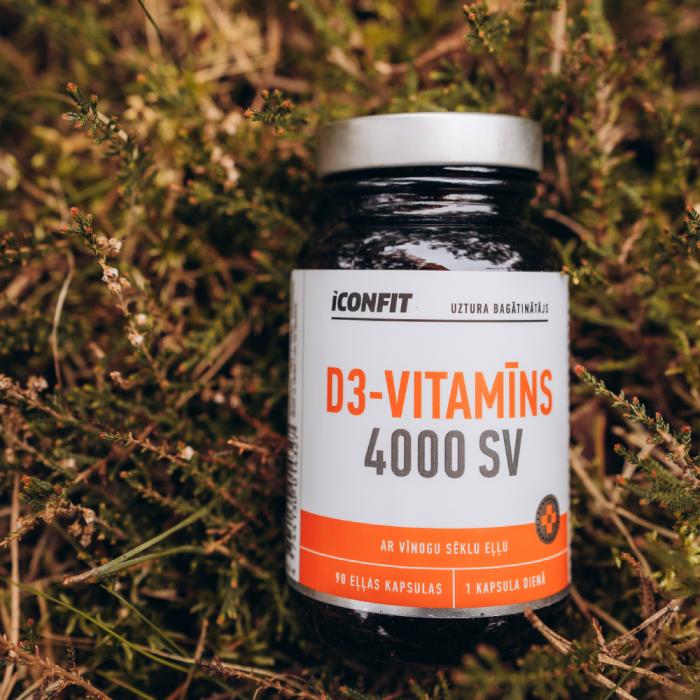 ICONFIT D3 Vitamīns 4000SV eļļas kapsulas N90