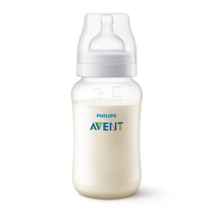PHILIPS AVENT Pretkoliku zīdaiņu pudelīte, vidējas plūsmas knupītis, 3m+ 330 ml